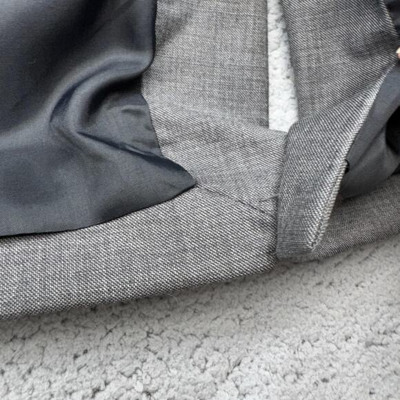 J Crew Sport Coat Men 36R Gray Wool Thompson Two Button Blazer Suit Jacket NWT - Picture 11 of 16